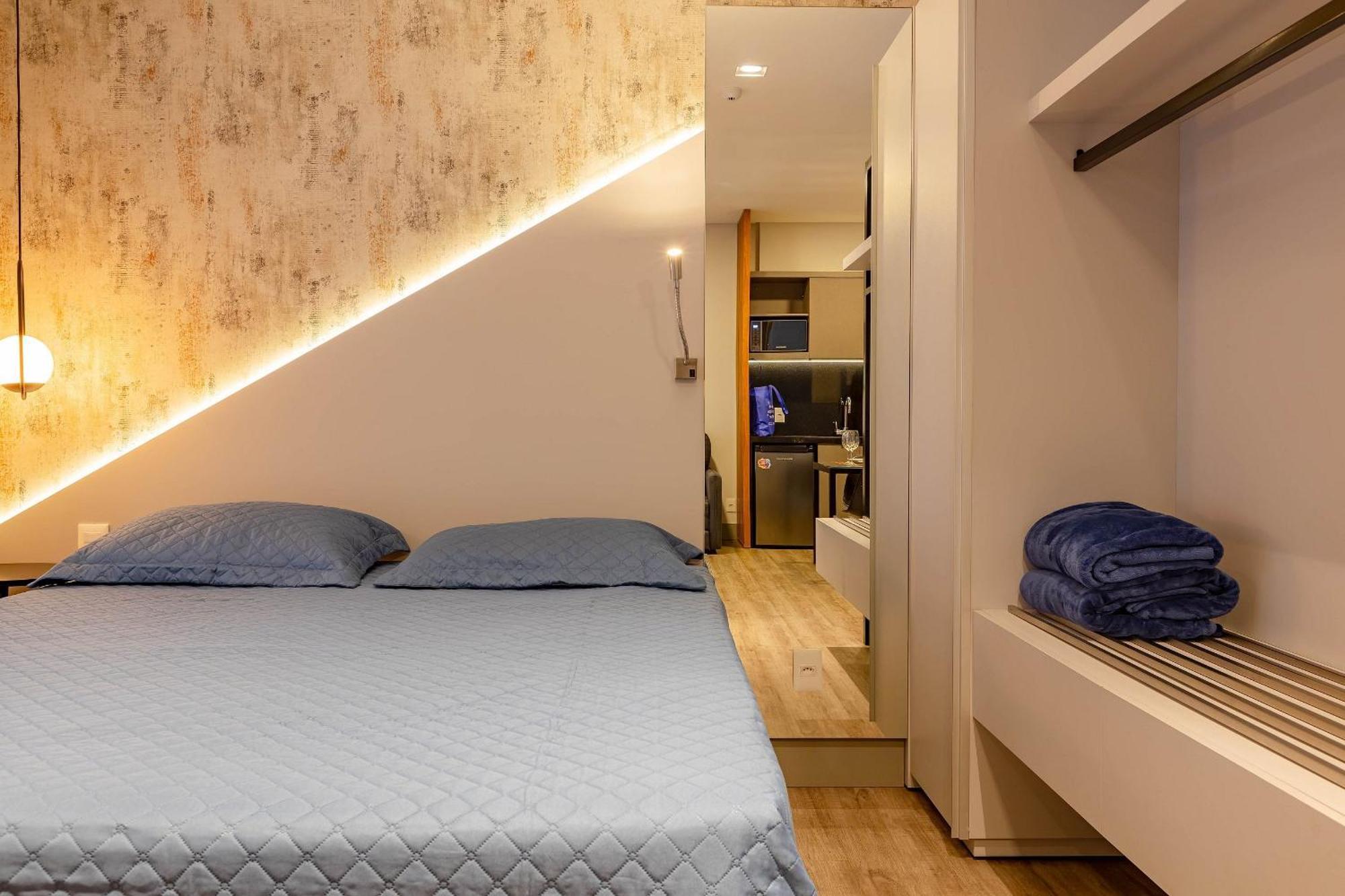 Confortavel Loft Em Condominio Com Piscina บอมบินญัส ภายนอก รูปภาพ